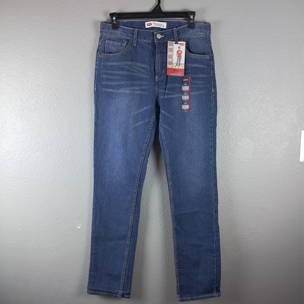 Levi's 511 Slim Stretch Jeans‎ Adjustable Waist Boys Regular 30x32